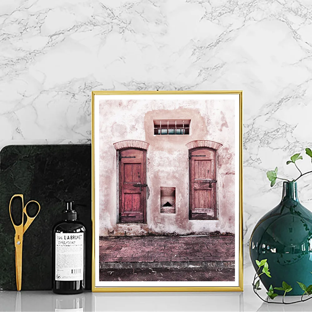 Decoracion двери Плакаты и принты Античная Архитектура картины на холсте Исламская