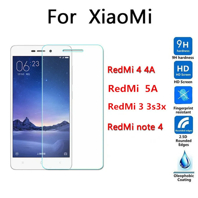 Высокое качество 9H HD для Xiaomi Redmi 5A закаленное стекло 3 3s 3x redmi 4 4A note защитная пленка