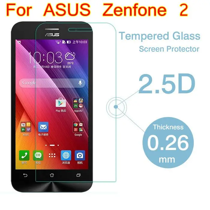 ZE500CL 9H закаленное стекло для ASUS Zenfone 2 Z00D защитная пленка ZE500CL ZE500 500CL защитная Пленка чехол