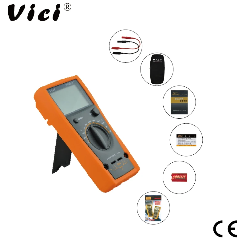 

VICI VC6243+ Digital Inductance Capacitance Meter Tester LCR Multimeter 1999 counts Inductance 2mH-20H Capacitance 2nF-2000uF