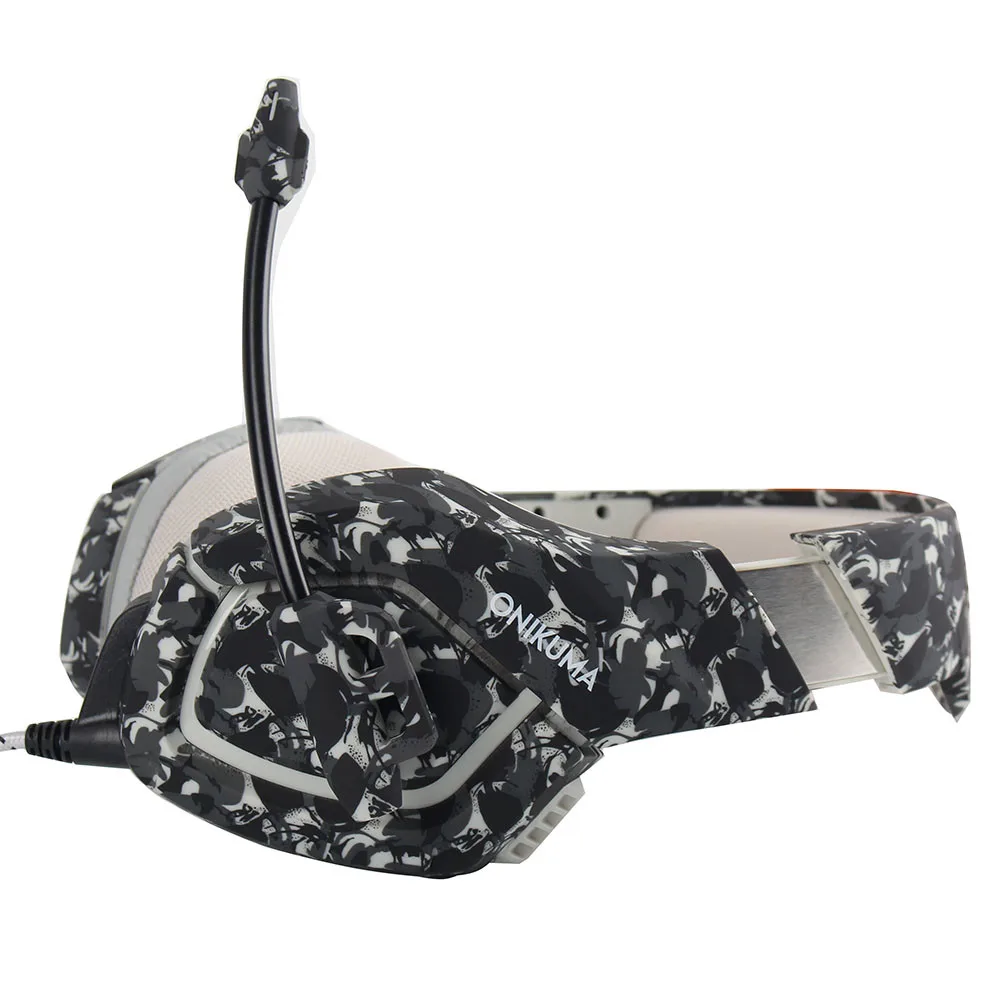 ONIKUMA K1 PS4 игровая гарнитура casque Проводные ПК стерео наушники с гарнитурой с микрофоном для нового Xbox One/ноутбука планшета геймера