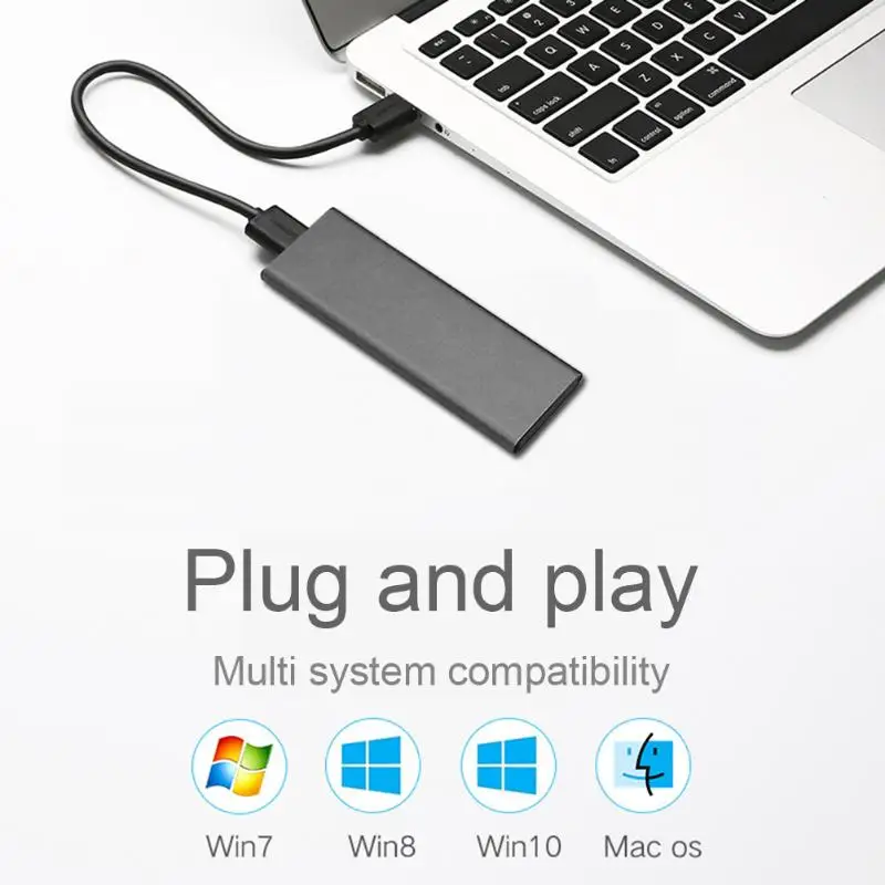 

VKTECH USB 3,0 M.2 NGFF SSD m2 SSD USB 3,0 Caddy 2230/2242/2260/2280