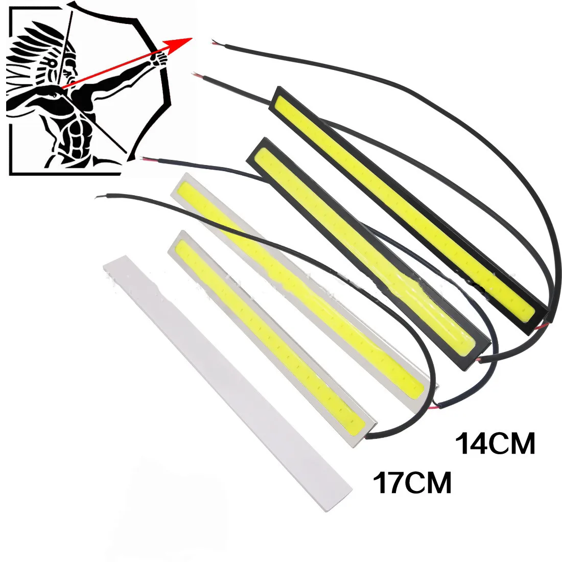 Универсальный Водонепроницаемый дневные ходовые огни светильник s COB