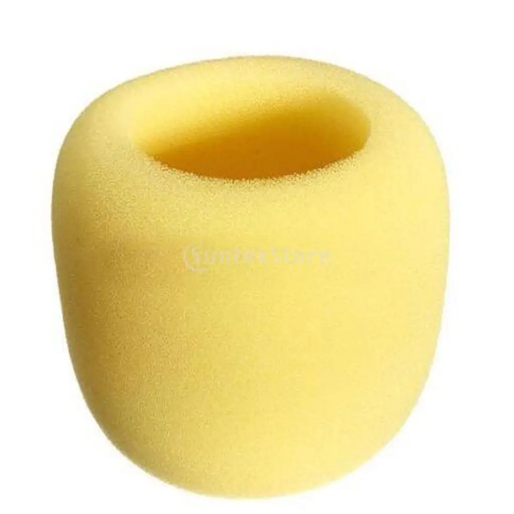 10 шт. ручной микрофон лобовое стекло Губка пены чехол для микрофона|foam mic covers|mic