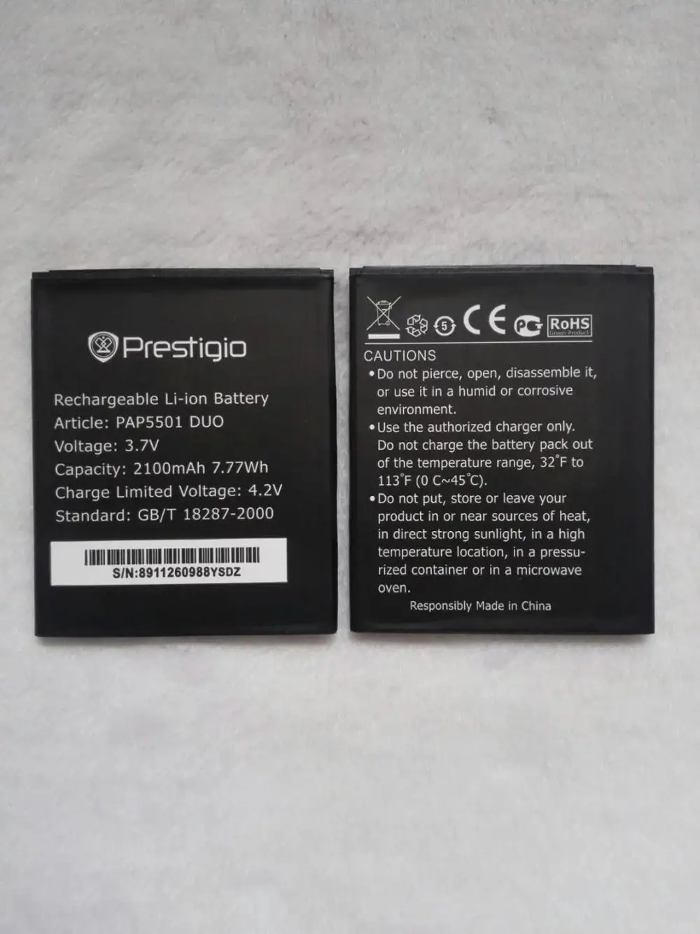 

Prestigio PAP5501 DUO 5501 Battery 2100mah High Quality Mobile Accumulator