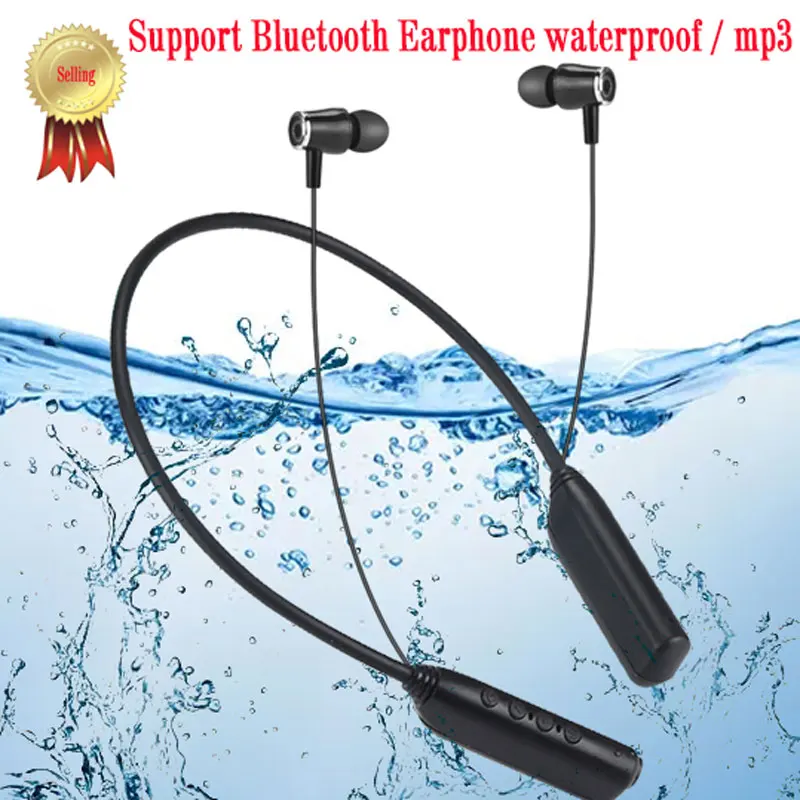 IPX8 водонепроницаемый MP3-плеер Aptx 8 Гб 16 спортивные Bluetooth наушники музыкальный