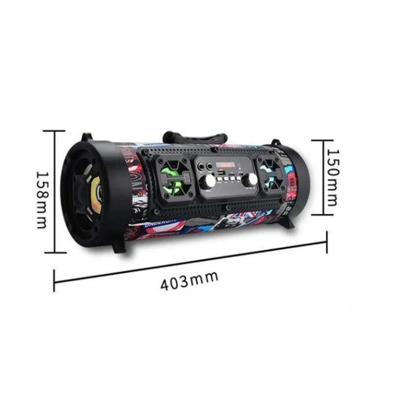 Hifi портативный Bluetooth динамик fm-радио движение K tv 3D звуковой блок беспроводной объемный ТВ звуковая панель 10 Вт сабвуфер наружный динамик