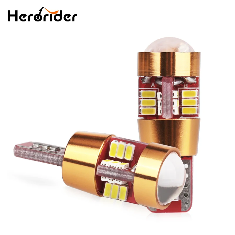 T10 4014 27SMD Led Автомобильный Canbus проектор парковочный свет белый W5W Автомобильные