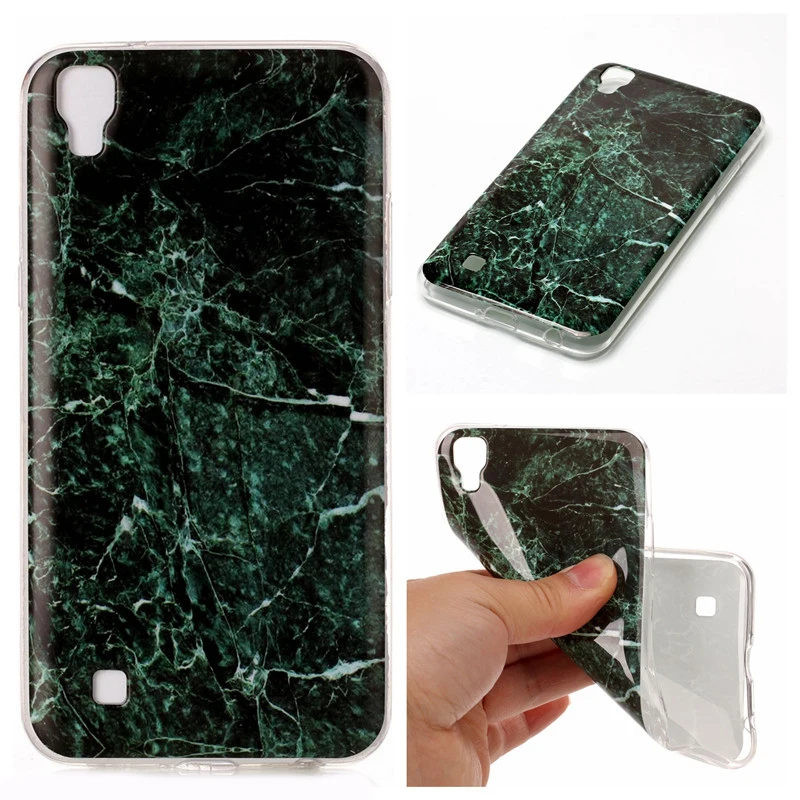 Marble Patterns Soft Phone Case for LG X Power Cover Ultra thin tpu Silicone Capa Fundas K220 K210 K220DS Coque |