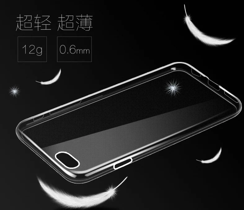hot!!Original crystal clear Ultra thin slim 0.6mm soft TPU Case for iPhone 7 7Plus 4.7&quot 5.5&quot cover skin Transparent cases phone |