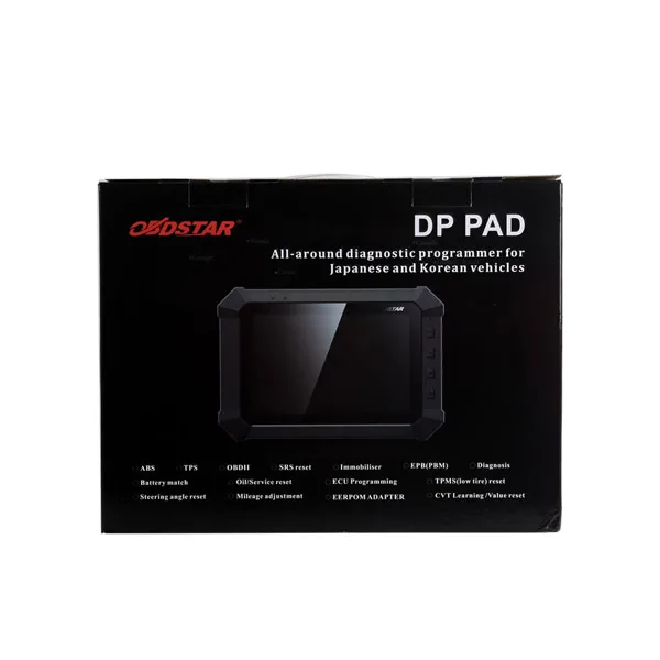 OBDSTAR DP PAD планшет IMMO ODO EEPROM PIC OBDII инструмент для японские и Южно-корейские