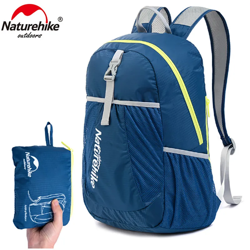 NatureHike ультра легкий Packable рюкзак складной Пеший туризм дорожная сумка для Для