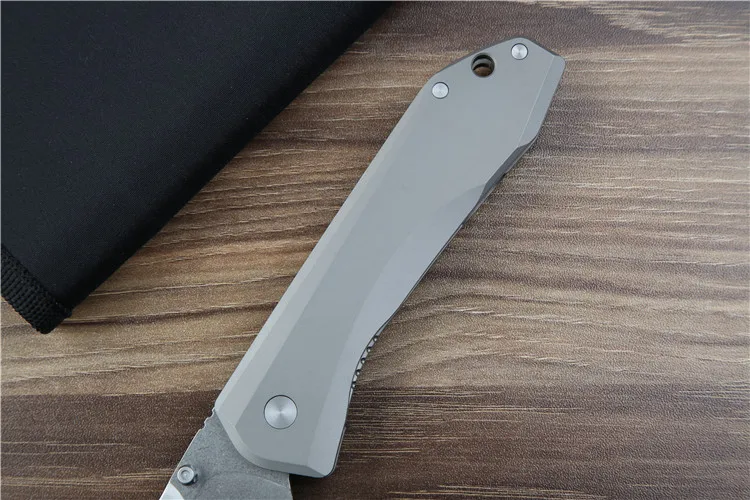 RIUU custom 761 шарикоподшипник S35vn TC4 титановая ручка Складной Тактический Карманный