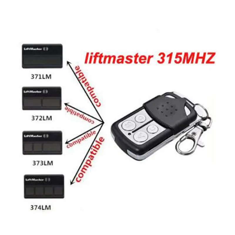 1 шт. Двери Гаража Пульт дистанционного управления для LiftMaster 371LM 372LM 373LM 315 МГц