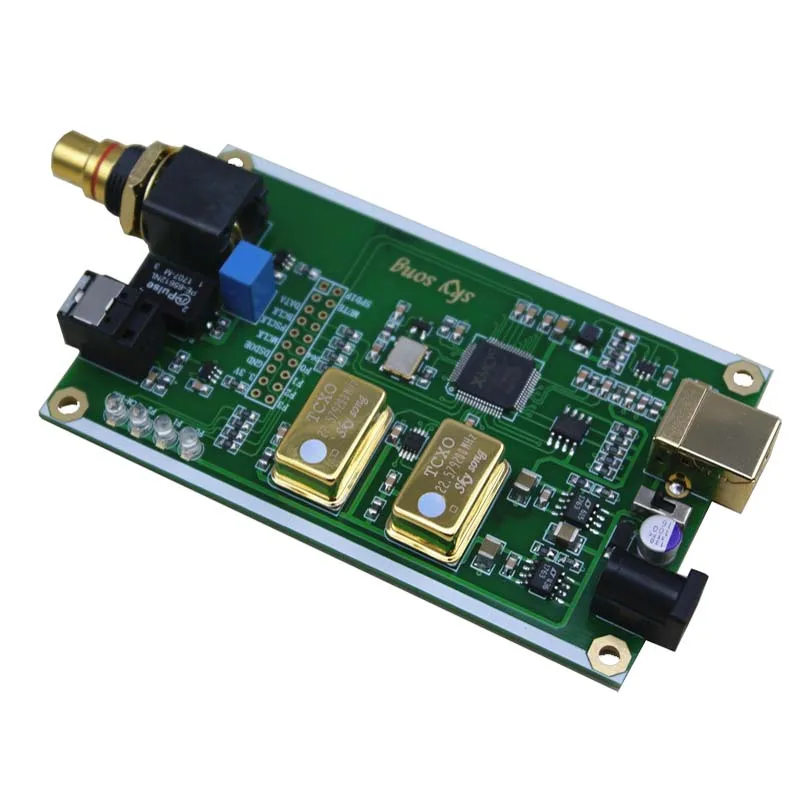 XMOS XU208 асинхронный USB коаксиальный Оптический выход цифровой интерфейс IIS DSD256 spdif dop64 с чехол для HIFI усилитель A6-018