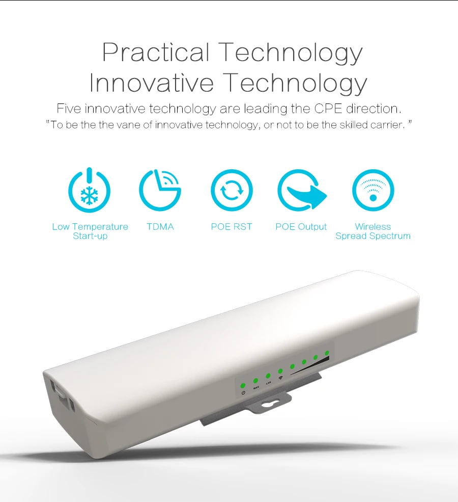 Высокая мощность 500 МВт Беспроводной WI-FI маршрутизатор Ретранслятор CPE Long Range 2 км
