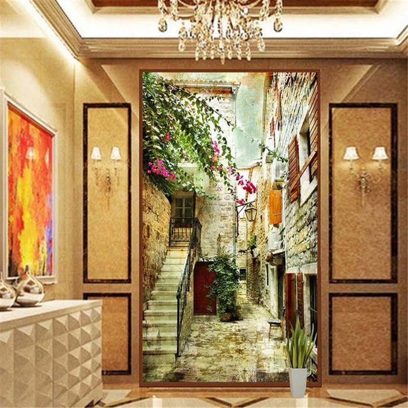 beibehang 3d stereoscopic Mural TV backpack wall paper building murals eco-friendly wallpaper for papel de parede photo | Обустройство