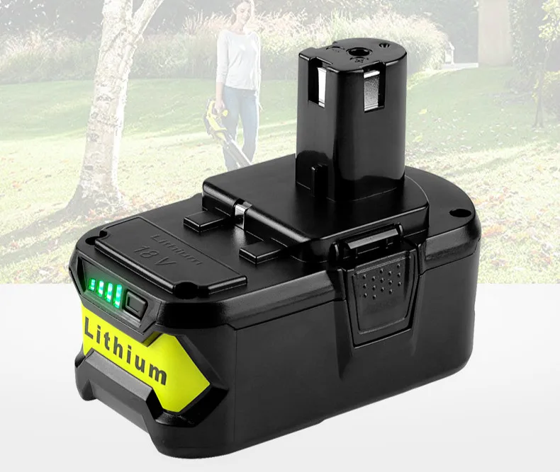 Для 18V RYOBI P108 BPL-1815 BPL18151 BPL1820 P102 P103 P104 P105 P106 P107 4500mah 6000mah
