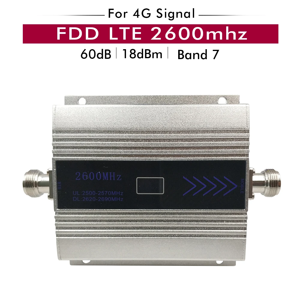 4G ретранслятор сигнала FDD LTE 2600mhz (LTE Band 7) усилитель сотового телефона 2600 сеть