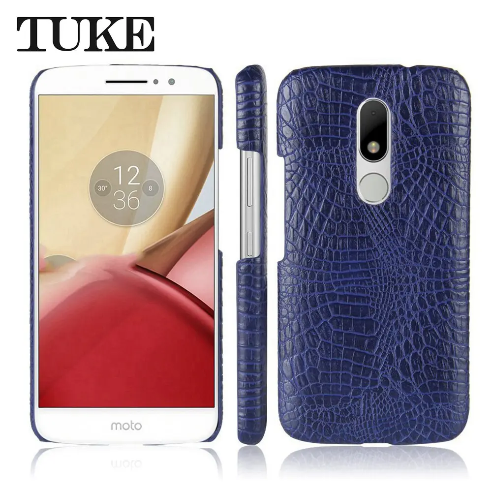 Чехол с крокодиловым узором для Motorola Moto M Жесткий Lenovo Dual XT1662 XT1663 кожаный чехол