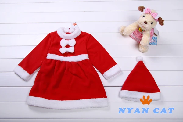 Новые детские комбинезоны 2 шт. Комплект новорожденных Рождество Санта Клаус Bebe