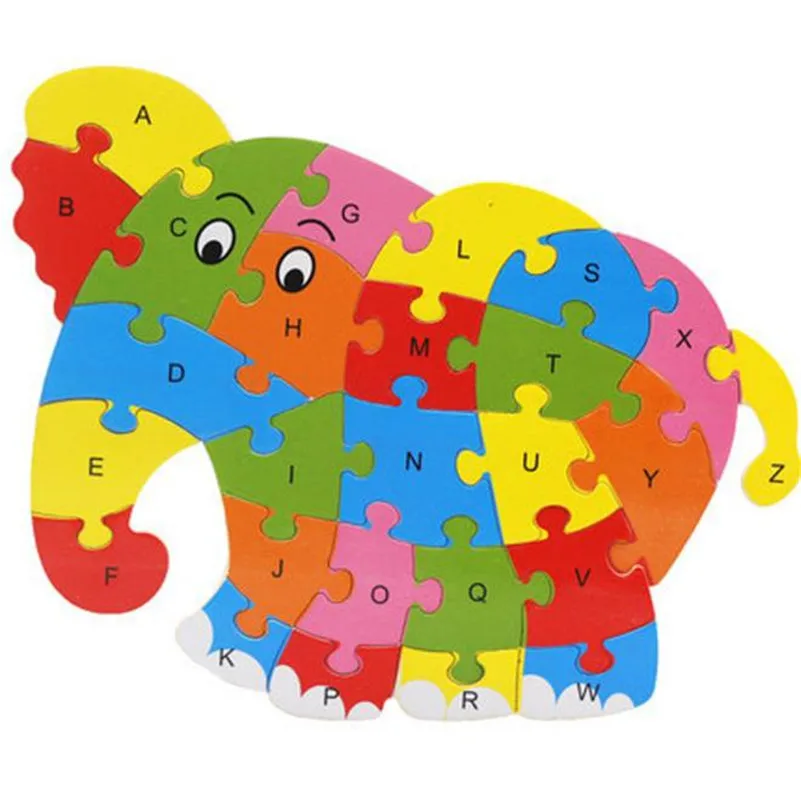 Wooden Animal Jigsaw Letter Blocks Kid toy Fruit/Animal/Life educational for baby A1 | Игрушки и хобби