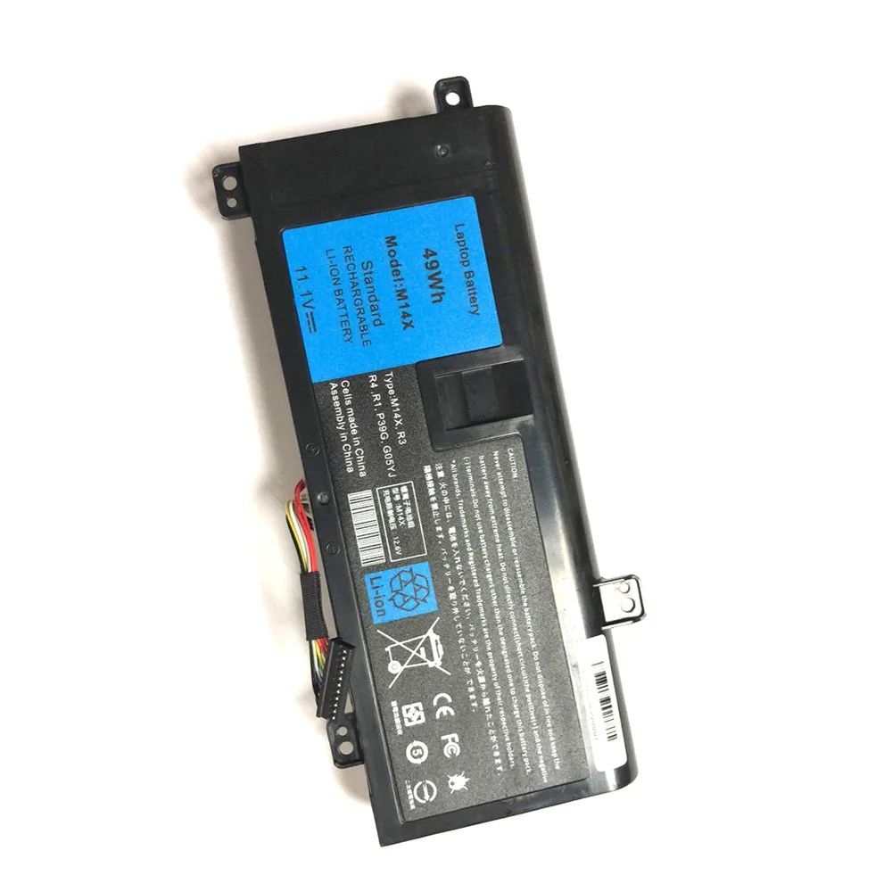 

4400mAh for Dell laptop battery M14X Alienware P39G M14X R1 R3 R4 G05YJ
