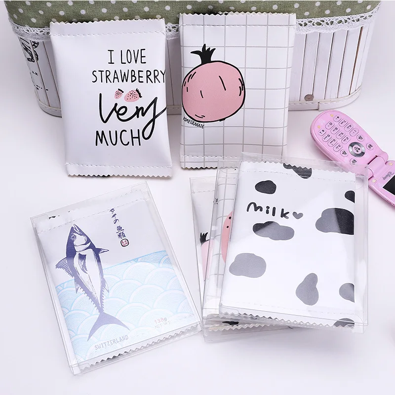 Популярный модный женский кошелек с фруктовым клубничным узором сумка на молнии