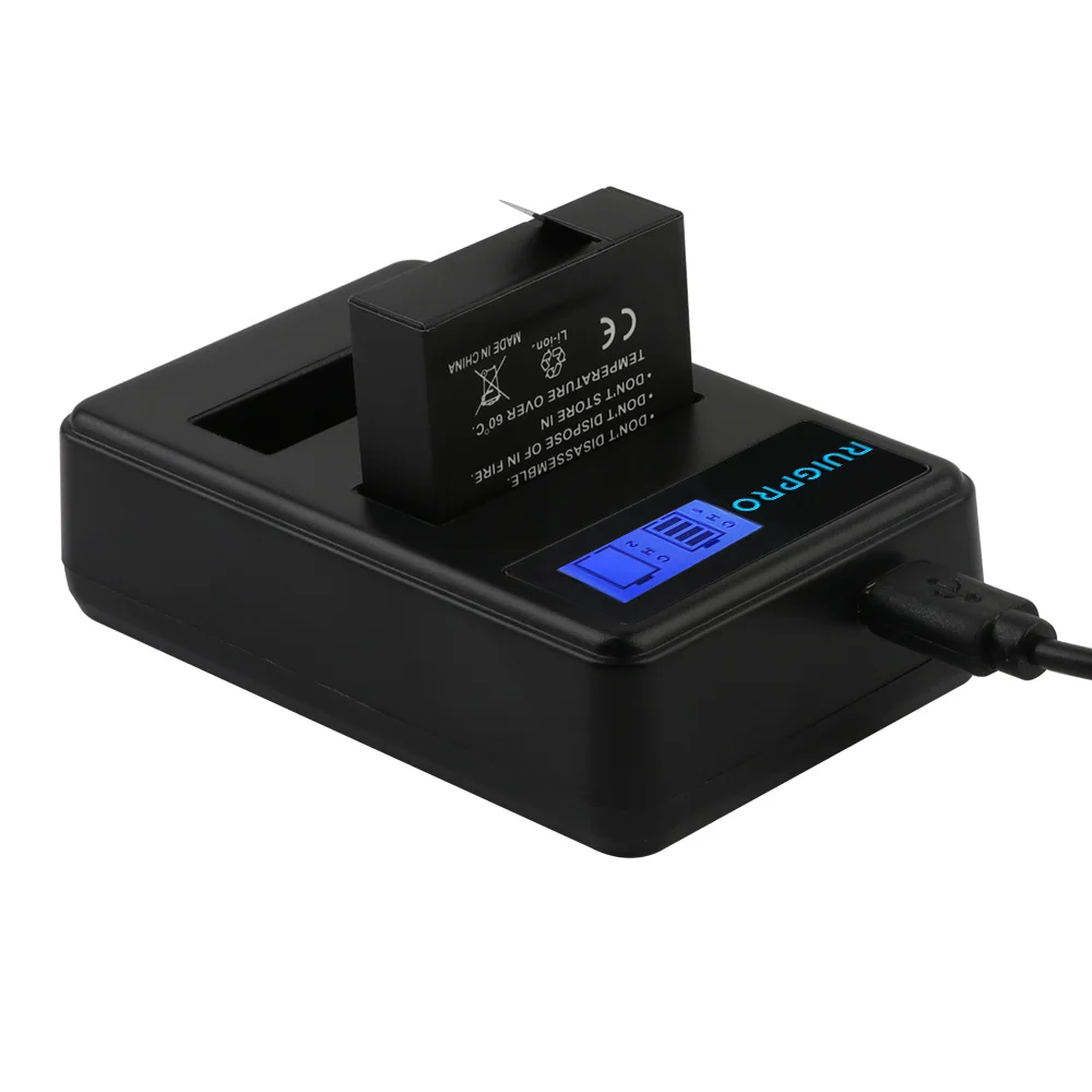 RP 1480mAh 3 85 V батарея AZ16 1 + LED USB слота зарядное устройство для Xiaomi Yi 2 4K оригинал Xiao Mi