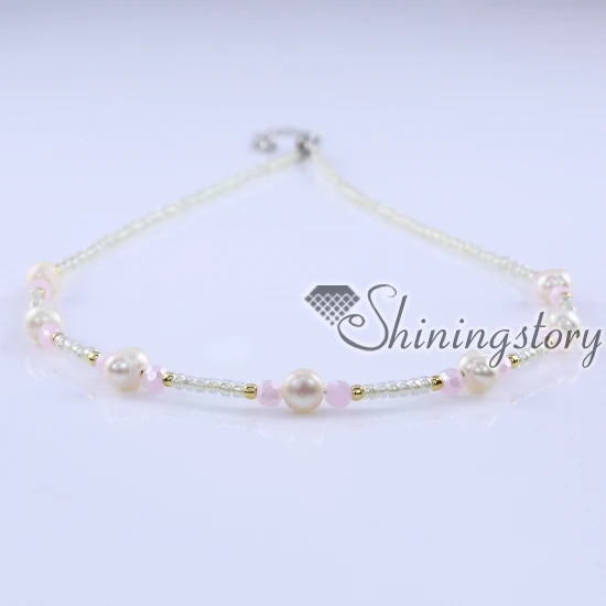 Мульти нить с семенами ожерелье из бисера жемчужное в стиле барокко ювелирное