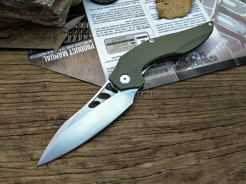 Green handle LCM66 тактический складной нож D2 Сталь G10 Ручка Кемпинг Открытый выживания ножи охотничьи инструменты очень острый холодный инструмент сталь - Цвет: Green handle