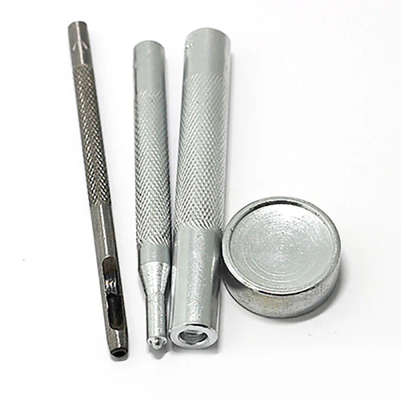 11 шт./лот кнопки с заклепками инструменты для установки набор инструментов