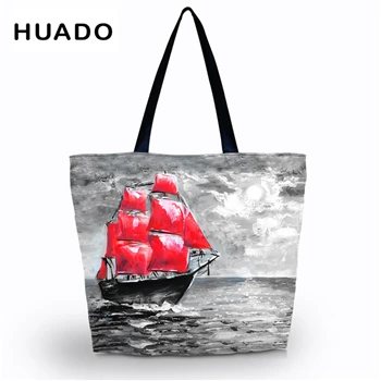 Shopping bag Большая сумка для покупок, складная сумка-тоут, женские сумки для покупок, пляжная сумка-тоут - Цвет: Shopping bag