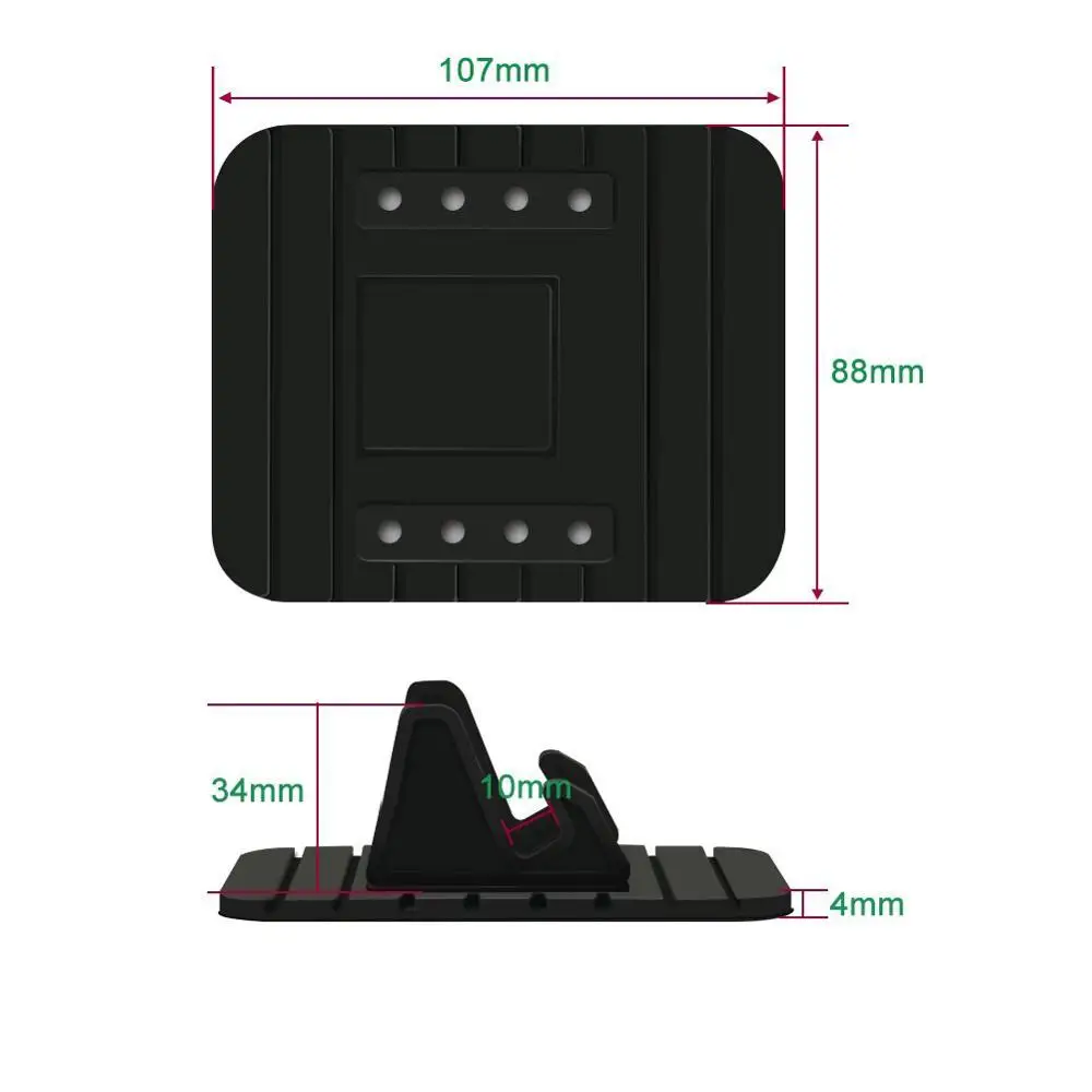 xmxczkj sticky silicone car dash pad mat desk phone holder stable mount mobile phone holder for iphone samsung xiaomi gps holder free global shipping