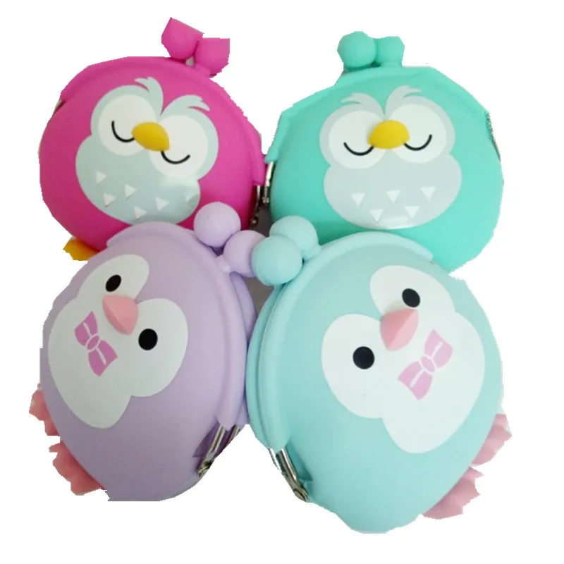 2018 новый портмоне женщины маленький кошелек шайба силикона мультфильма телефон