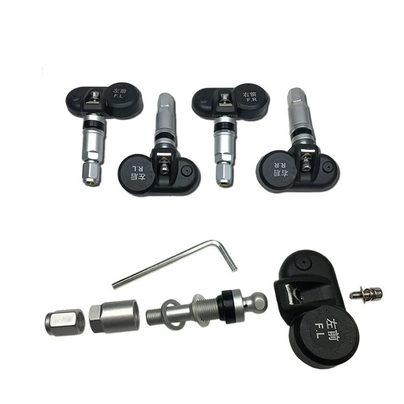 Умный автомобиль TPMS Солнечная энергия цифровой светодиодный дисплей