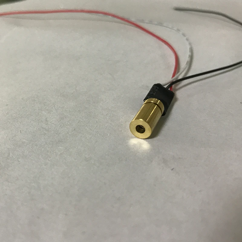 Частота модуляции 650nm 5 мВт red dot лазерный модуль TTL небольшой драйвер pwm
