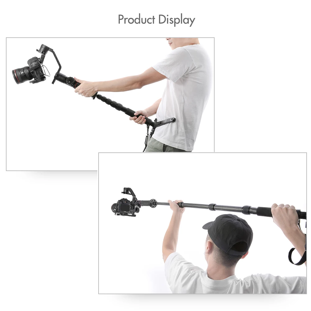 Zhiyun UNN01 Многофункциональный монопод телескопическая стойка Bi-Directional крепления для DSLR камер ILDC для крана 2 Gimbal