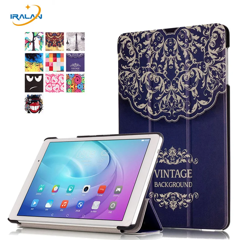 Магнитный ультра умный чехол для Huawei MediaPad T2 Pro 10 0 FDR A01W кожаный с подставкой три