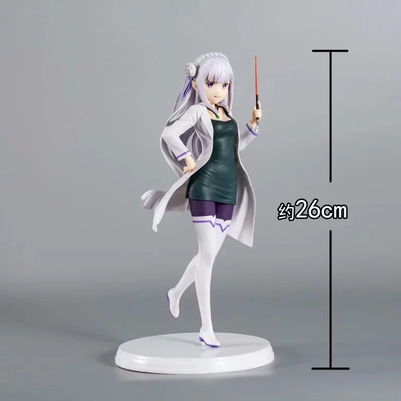 26cm Emilia Amilia Zero kara Hajimeru Isekai Seikatsu Action figure toys doll Christmas gift with box | Игрушки и хобби
