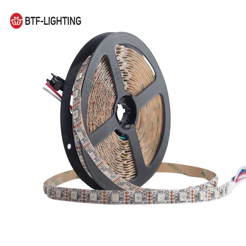 GS8208 светодиодный пиксельный RGB полоса 12 V WS2812B 30/60 пикселей/светодиодный s/m 5 m