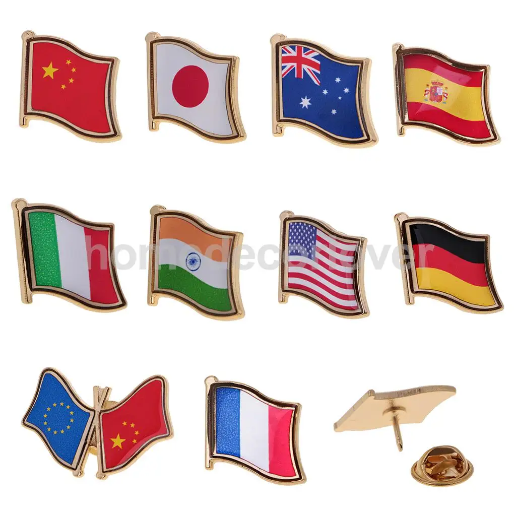 1 шт. штырьковый знак с американским национальным флагом для мужчин и женщин