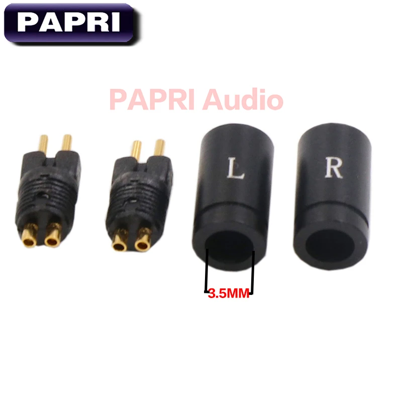 PAPRI новейший CIEM 0,78 мм MMCX разъем для наушников моно HiFi Позолоченный разъем DIY Обновление разъем для наушников для SE846 IE80 1 пара