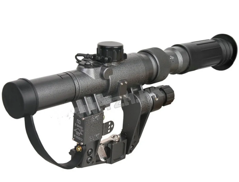 Тактический тактический прицел Dragunov 3 9x 24 мм SVD военный FFP подходит для AK47 AK74