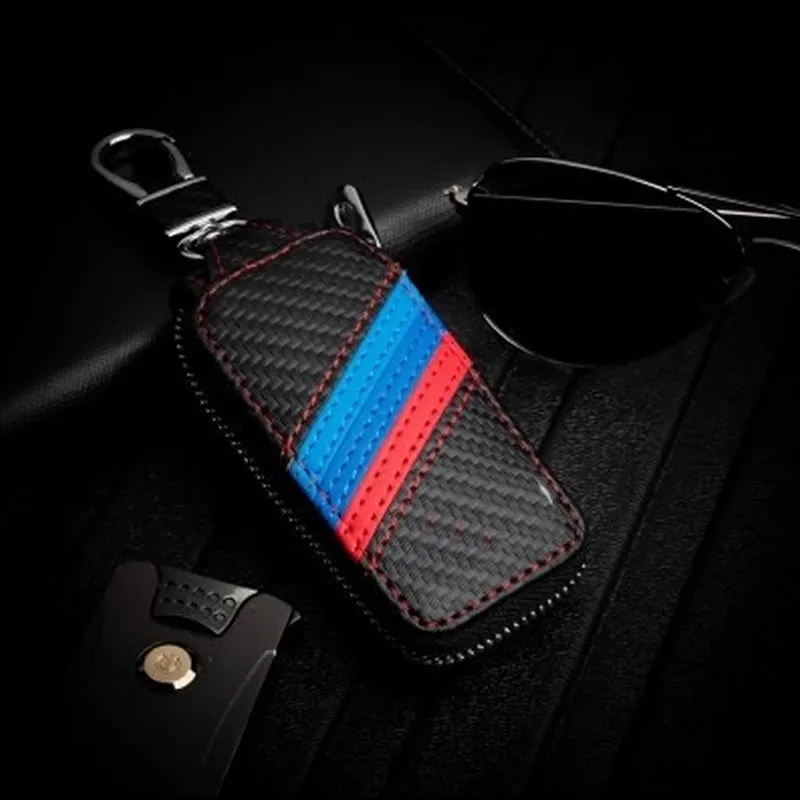

Вязаный кошелек для автомобильных ключей для BMW Benz Audi Buick Volkswagen Toyota Ford