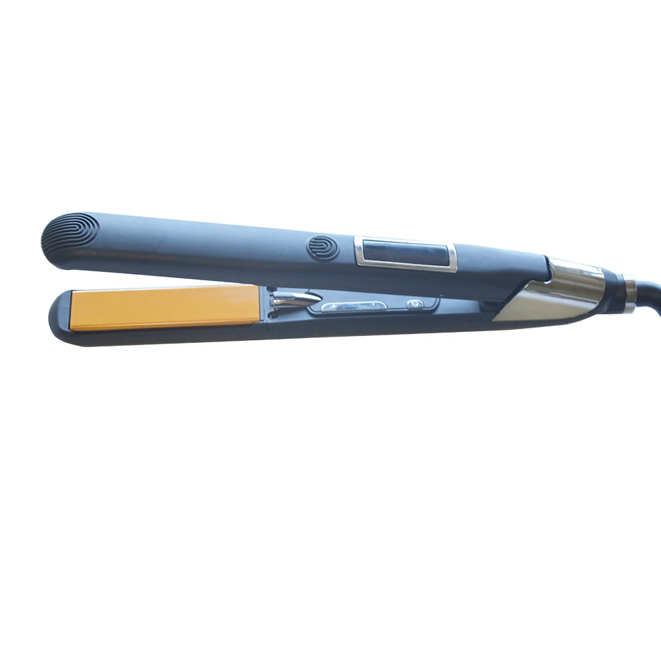 Профессиональный Выпрямитель для волос Температура регулировка черный Керамика