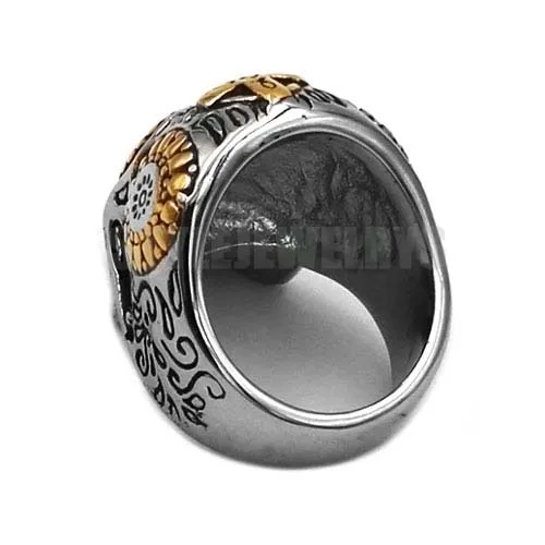 Оптовая продажа байкерское мужское кольцо с черепом ювелирное изделие из