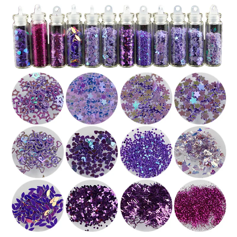 Bittb пилочки для ногтей Блестящий Порошок Звездная Луна блестки хлопья жемчужные