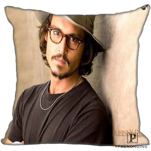 Pillowcase Best Custom Johnny-Depp(1) Наволочка на подушку, спальня домашний квадратный наволочка на молнии(одна сторона)#190404-01-105 - Цвет: Pillowcase