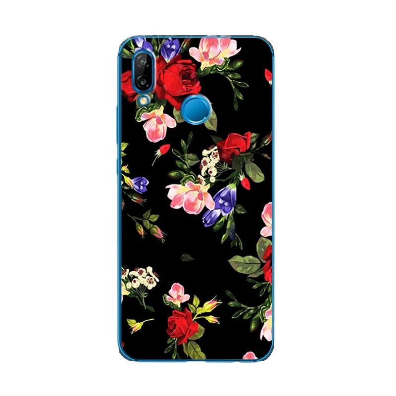 Мягкий чехол для телефона из ТПУ Huawei P20 Lite с красочным рисунком новинка HuaweiP20 Capa